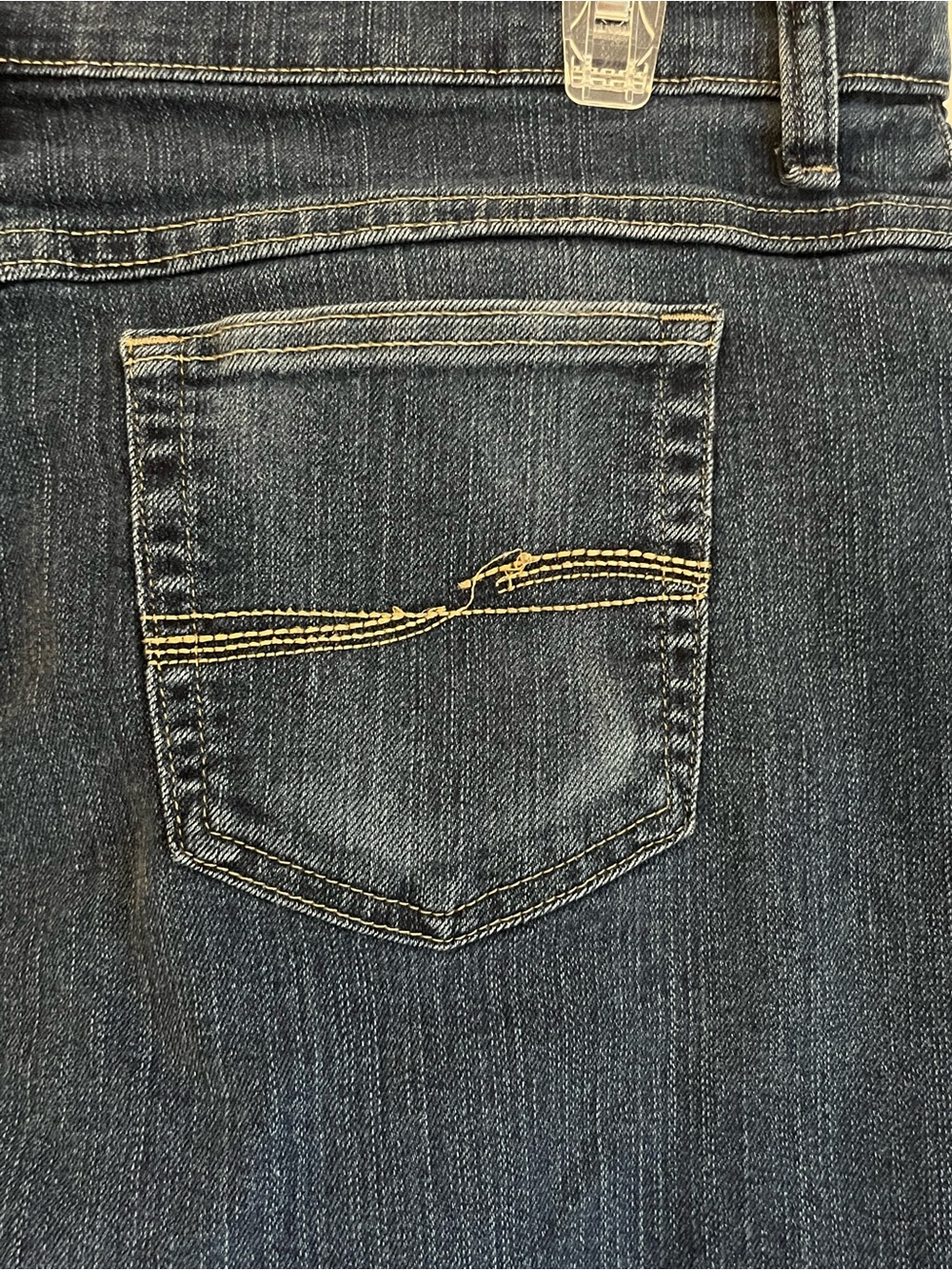 Riders Women's Straight Leg Jeans in Dark Blue - Picture 7 of 13